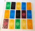  1  Shade Part Only  Vintage 1960s Mcm Multicolor Lucite Panel Swag Lamp Read 