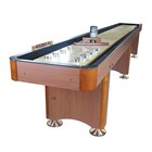 Playcraft Woodbridge Cherry 16  2 Piece Construction Shuffleboard Table
