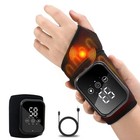 Cordless Hand Wrist Massager For Pain Relief  3 Heat  3 Vibration  Auto Shut Off