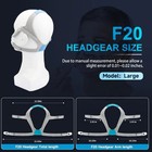 F20 Headgear Compatible With Resmed Airfit airtouch Full Face F20 large
