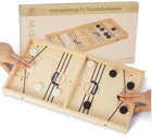 16 In Fast Sling Puck Game Wooden Hockey Super Foosball Table Desktop Battle
