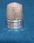 Antique Simons Bros Co Sterling Silver Thimble  size 10 