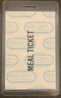 Judas Priest 1986 Fuel For Life Tour Laminated Meal Ticket Pass