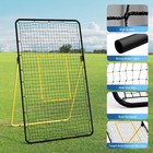 7x4 Ft Adjustable Volleyball Rebounder Net  portable Bounce Back Training Net