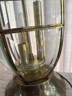 Brass Post Lamp Large Onion Shape Maritime Style Ship Lantern Light Vintage