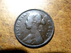 1873 Newfoundland Canada One Cent In Xf Condition R2