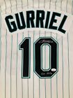 Yuli Gurriel Miami Marlins Signed Game Used Nike Mlb Jersey Size  44t Year  2023