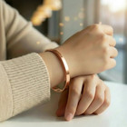 Pure Copper Magnetic Flat Bracelet  Arthritis Pain Therapy Men Women Cuff
