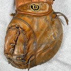 Vintage Wilson Leather Hockey Goalie Glove Double Leather
