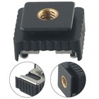 Flash Hot Shoe Bracket Adapter To 1 4 Screw Head For Tripod Stand Accessories