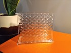 Vintage Mid Century Modern Mcm Clear Lucite Plastic Napkin Holder By Arrow Usa