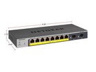 Netgear 8-port Gigabit Poe  Ethernet Smart Managed Pro Switch With 2 Sfp Ports  