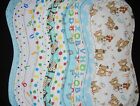 Handmade Burp Cloth Gender Neutral Double Flannel Group1a