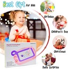 Magnetic Drawing Board For Girls Boys  Pink Mess-free Erasable Doodle Pad