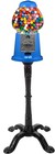 Popcorn Gumball Machine With Stand And Coin Bank  Blue  15      Vintage Style B   