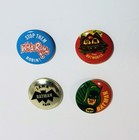 1966 Batman High Grade Pin X4 Lot 7 8  Batman Fan Batmobile Wha-ramm Robin Nm