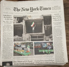 The New York Times News Paper Lot 14 August 29-31 September 1-6 7 8 9 10 11 2026