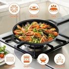 Pre-seasoned Heavy-duty Cast Iron Skillet - Non-stick Pizza Pan   Griddle