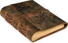 Lined Paper Leather Bound Journal-260 Pages  Rustic Brown  11 5 X 8 50 Inches   