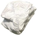 Feather Goose Down Comforter  100  Egyptian Cotton White  size  Twin 68 X 90 
