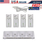 4x Rechargeable Batteries Pack   Charger Dock For Nintendo Wii Remote Controller
