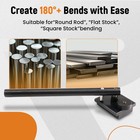 Heavy Duty Rod Tool For Aluminium Steel Stock 1 2-1-1 2  Dies Set Bender