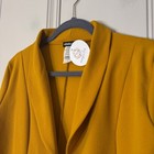 Nwt Hemish Usa Mustard Yellow Business Casual Open Front Blazer Size S