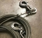 7 16  X 75  Steel Core Winch Line Cable W swivel Hook Wrecker Rollback Truck