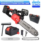 12  Cordless Chainsaw Brushless Electric Handheld Chain Saw W  2 Battery charge