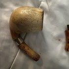 Antique Meerschaum Pipe Bowl With Ornate Gold Band In Original Case  Circa 1900