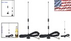 High Gain 2-pack Police Scanner Antenna For Uniden   Whistler Radios  20-1300mhz
