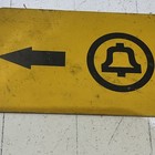 Vintage Bell Telephone Systems Cable Route Sign