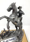 Michael Ricker Pewter Sculpture Lone Ranger Clayton Moore Signed Le 116 500