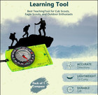 Orienteering Compass For Hiking Survival  Hiking Backpacking Compass  Boy