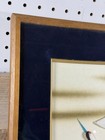 Mid Century Japanese Oshie Style 3d Textured Cranes Wall Art Framed Fabric 