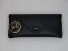  2  Genuine Ray Ban Black Leather Sunglasses Cases   Info Only Fit The Icons I e