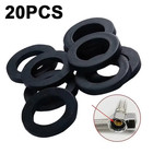 20pcs Rubber Ring Flat Gasket Sealing Ring Flexible Pipe Bath Bathroom Shower Ho