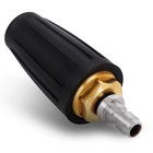 Pressure Washer Brass Turbo Nozzle 4000 Psi 1 4  Quick Connect Rotating 4 0gpm
