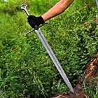 Handmade Damascus Steel Full Tang Viking Sword medieval Sword Battle Ready Sharp
