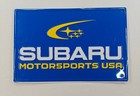 Subaru Metal Signs Lot Of 2 Embossed Subaru Dr   Motorsports Usa Garage Decor