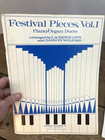 Vtg Duet Music Books Festival Pieces Vol 1   Hymns For Two Set Of 2 Piano Organ