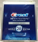 Crest 3d White Supreme Bright Whitestrips Tooth Whitening Strips Level 24 28 New