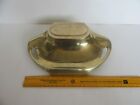 Antique Nouveau Austrian Real Bronze Inkwell W  Inserts  vg Cond 