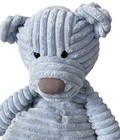 Jellycat Baby Plush Corduroy 16  Bear Stuffed Animal Light Blue Gray Floppy
