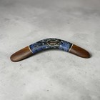 Murra Wolka Authentic 10    Hand Painted Boomerang Austrailian Made