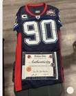 Chris Kelsay Buffalo Bills  90 Signed Football Game Worn Jersey Toronto Series
