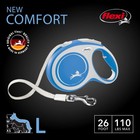 Flexi New Comfort Retractable Dog Leash 26ft Large Blue Pastel