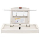 Rubbermaid Commercial Sturdy Station 2 Baby Changing Table Platinum 781888