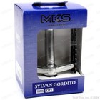Mks Sylvan Gordito Platform Bicycle Pedals 9 16  Grippy Cage - Black   Silver