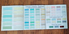 Vtg Mcm Sunset Paints Brochure Interior Design   3 Pages Paint Chip Samples